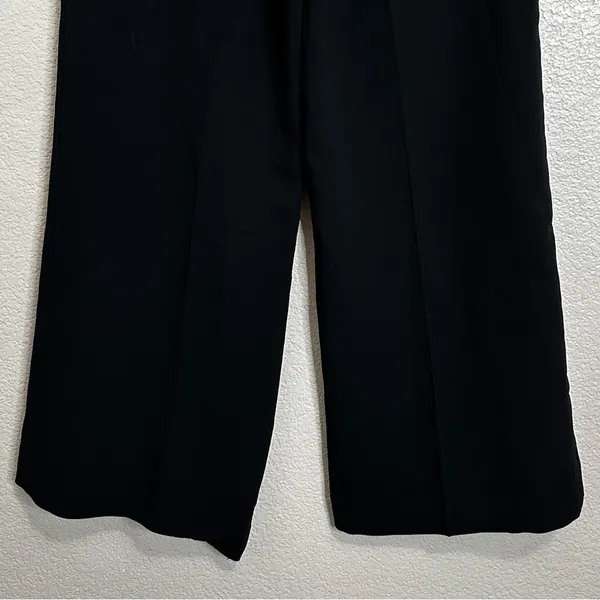 Aritzia Wilfred Black Chici Minimalist Contemporary Wide Leg Pants, Size 6 - Image 7