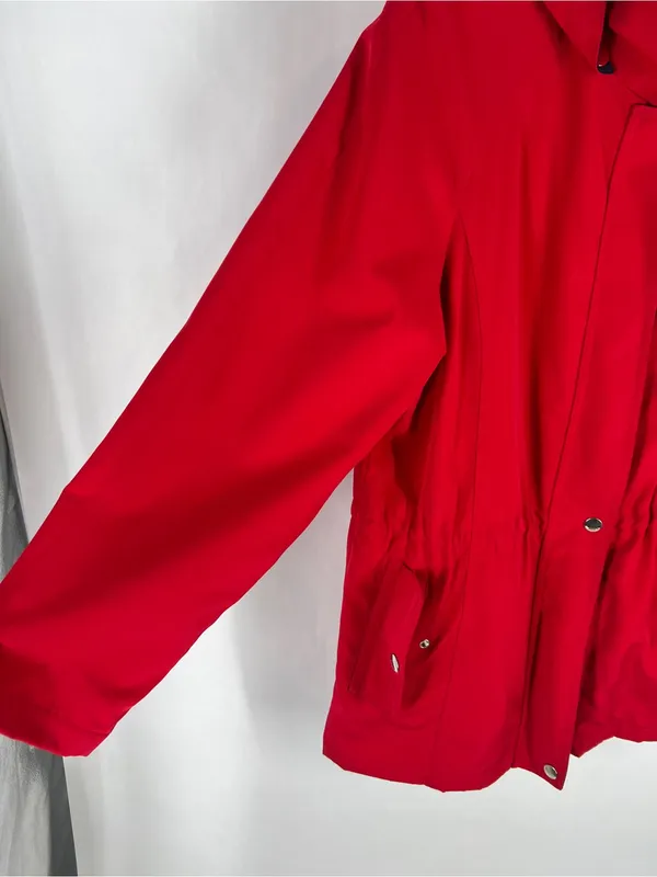 Nautica‎ Red Hooded Water-Resistant Trench Jacket - Image 4