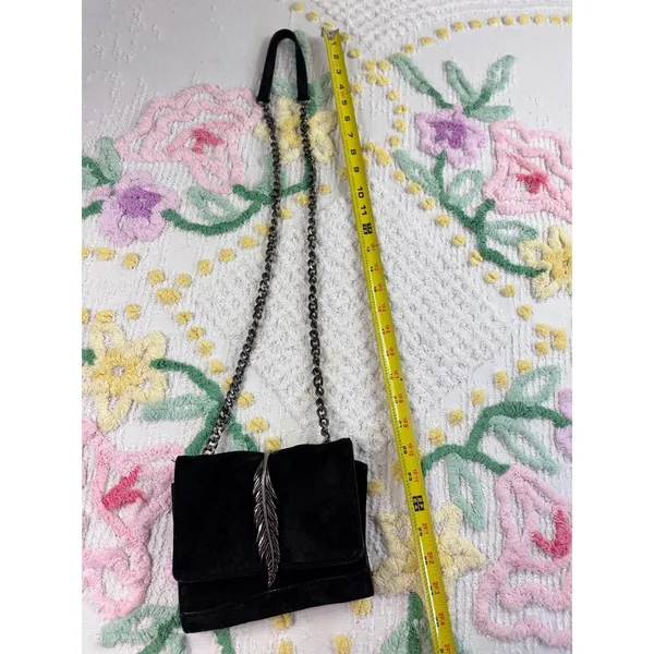ZARA WOMAN cowhide‎ leather Chain Shoulder Bag Evening Crossbody - Image 8