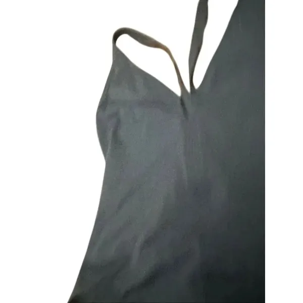 Proenza Schouler Womens Deep V Neck Maillot One Piece Swimsuit Black Size L/G - Image 4