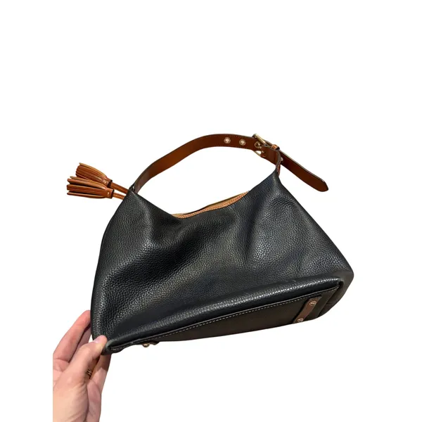 Dooney and Bourke Patterson Leather Paige Sac in Black - Image 4