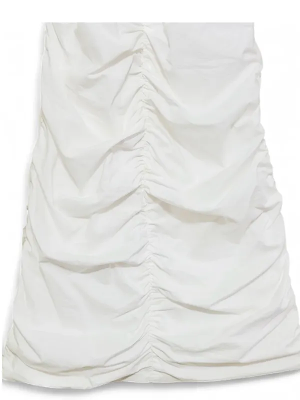 Anthropologie Sanctuary Women’s Puff Sleeve Shirred Poplin Ruched Dress Size 4 - Image 10