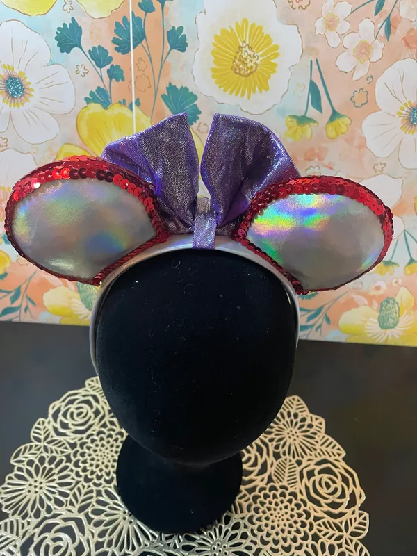 Handmade Sailor Mars  Disney Ears - Image 5