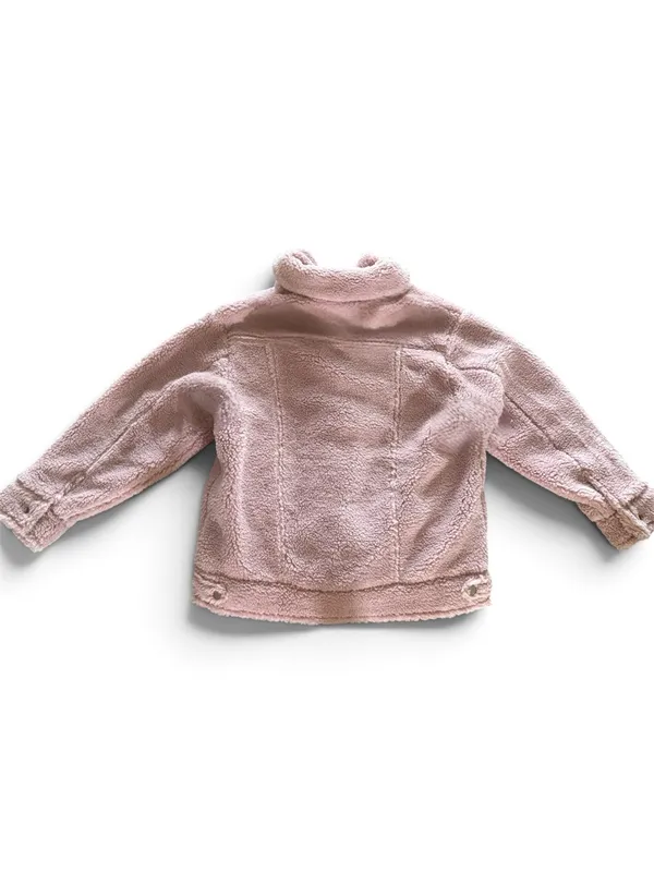 UGG Women Sherpa Jean Jacket in Pale Pink - Image 2