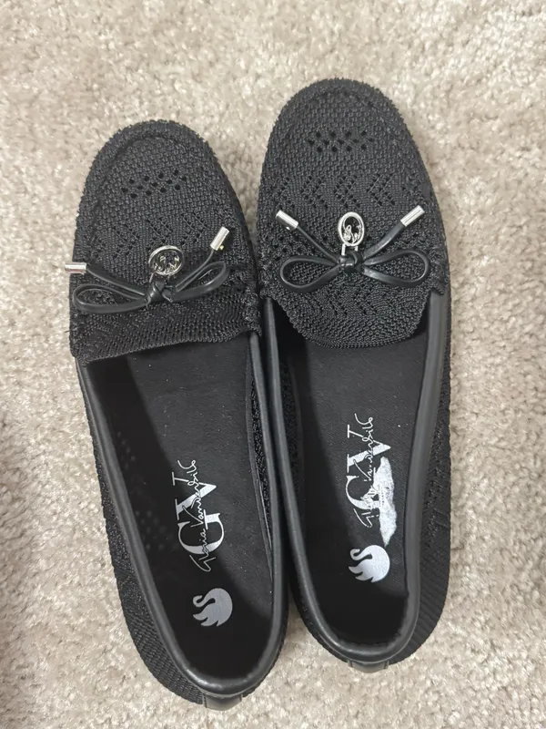Black Loafers Size 6 - Image 3
