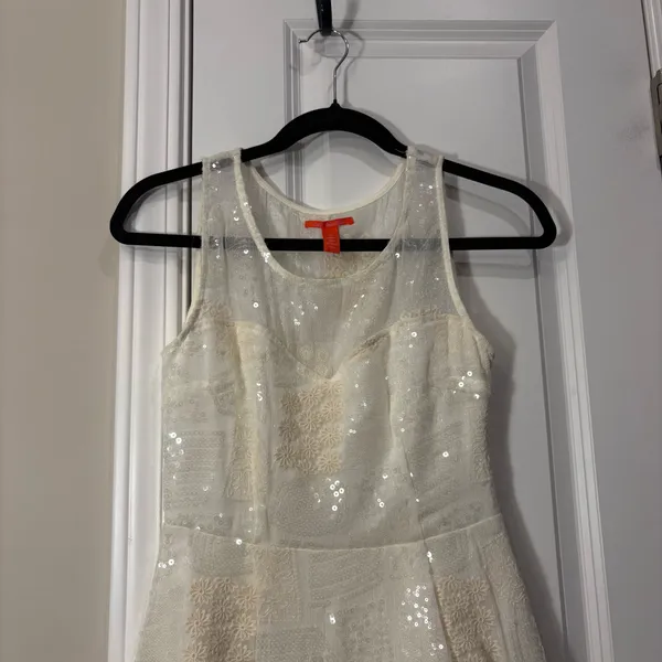Chelsea & Violet White Sleeveless Mini Dress Cocktail Size Women's Small - Image 3