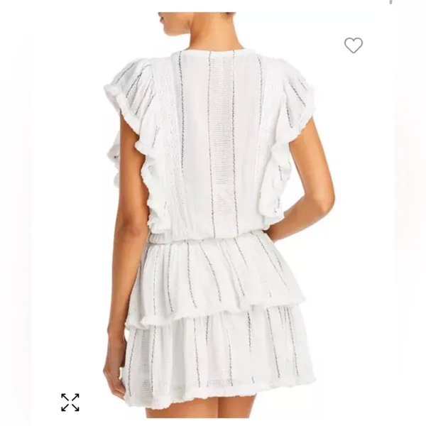 Surf Gypsy NWT Fringe Trim Ruffled Swim Cover Up - Large - Image 9