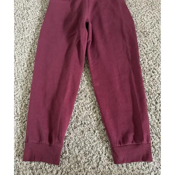 Old Navy Women's Maroon High-Rise Elastic Drawstring Jogger‎ Size Medium - Image 8