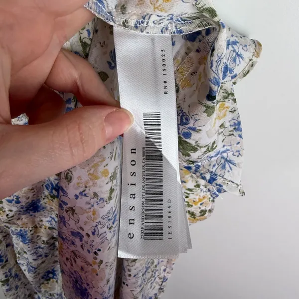 NWT En Saison Floral Midi Slip Dress Small Cottage Feminine Wedding Romantic‎ - Image 10