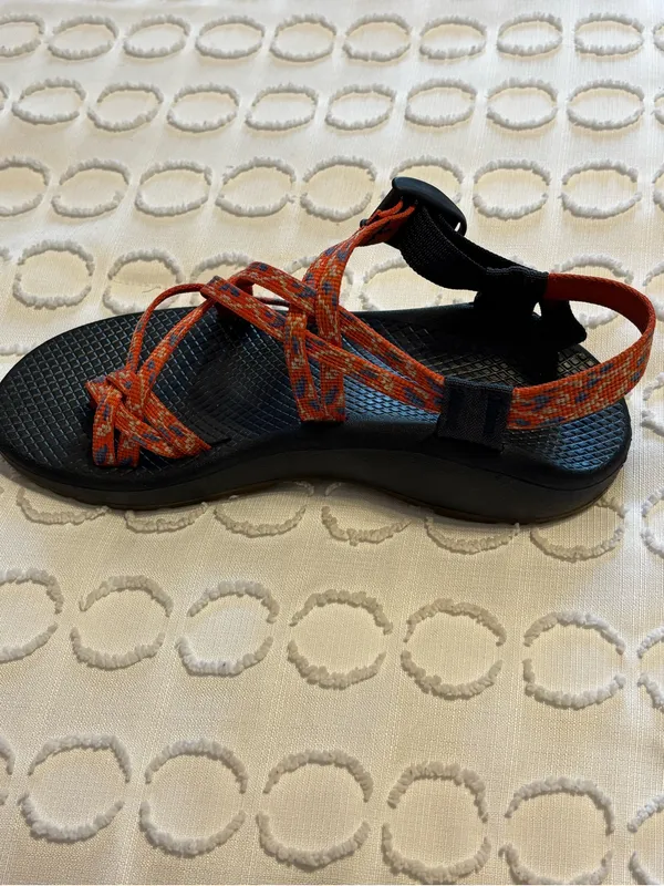 Chacos Z2 X Cloud Sandal in Botanic Spicy Orange size 9 - Image 3