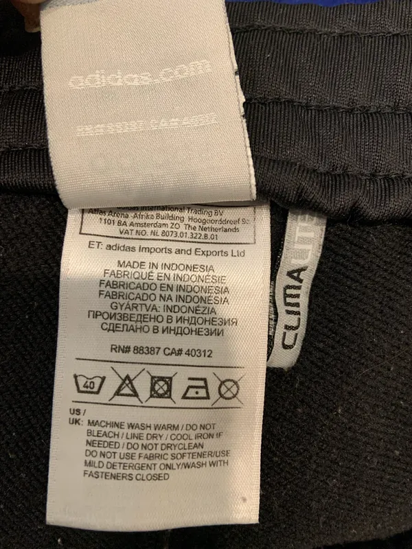 Women's Vintage Adidas Climalite Track Pants Black with Hot Pink Stripes Size M Good Pre-Owned Condition Features Women's Vintage Adidas Climalite Track Pants Black with Hot Pink Stripes #retro #Y2K #vintage - Image 8