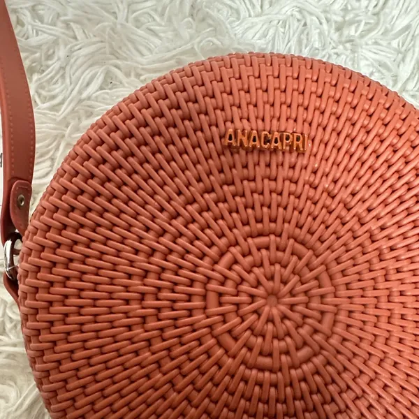 Women's Round Woven Bag - Image 2