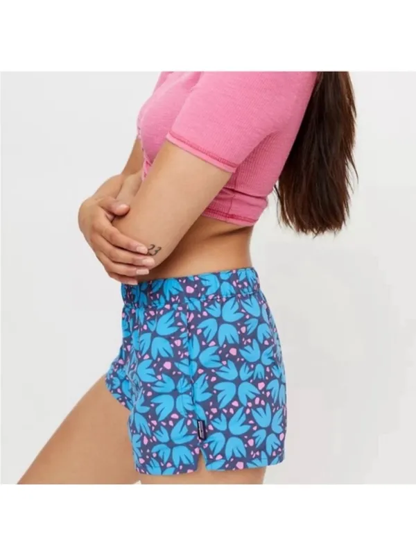 Patagonia Barely Baggies Pollen Confetti Dolomite Blue Navy Blue Pink size L - Image 2