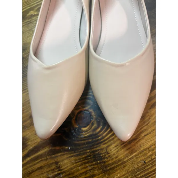 Neutral Pointed Toe Low‎ Heels Size 11 - Image 5