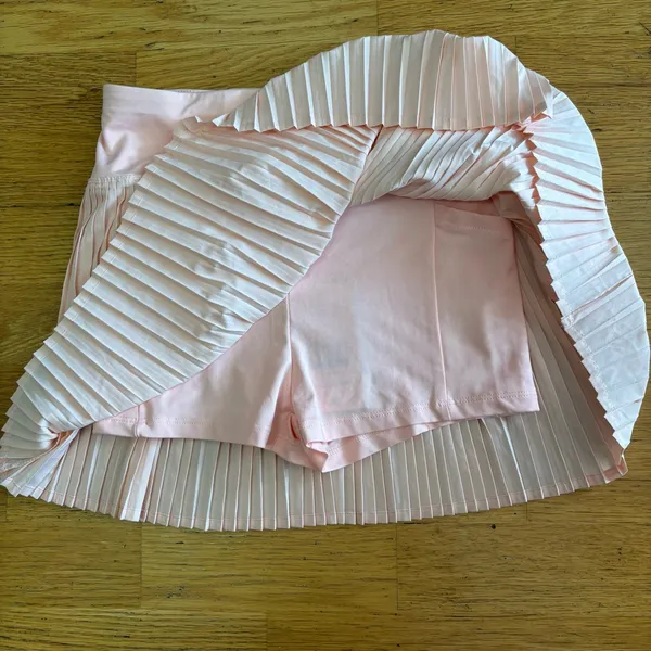 NEW Halara Everyday 2 in 1 Pleated Pockets Preppy Gym Outdoor Tennis Skirt S - Image 4