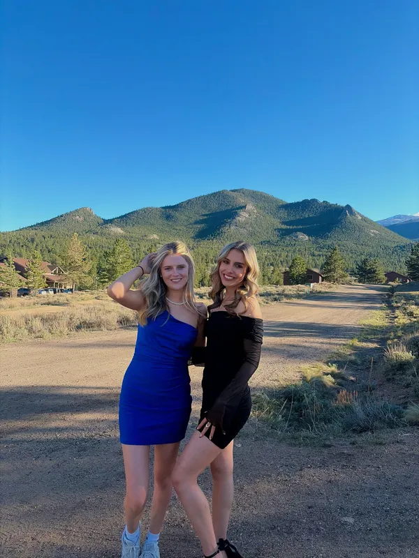 long sleeve black dress - Image 2