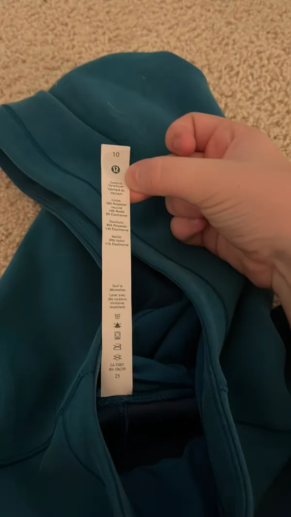 Blue Lululemon cropped hoodie women 10 - Image 4