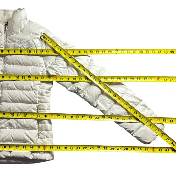 The North Face 550 Down Puffer Jacket XS Cream Off White Aconcagua - Image 14