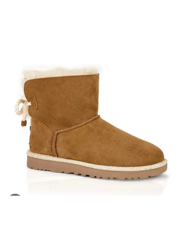 UGG Australia Selene Rope Bailey Bow Boots - Image 3