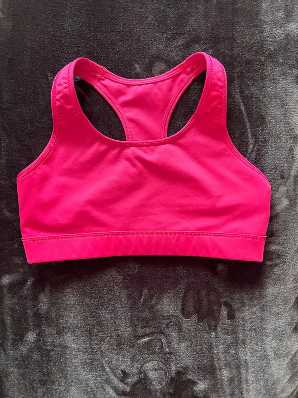 Nike Pink Dri-FIT Racerback Sports Bra - Image 4