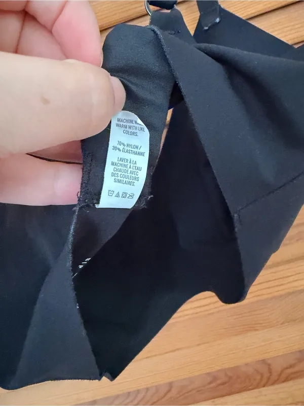 Aerie wireless real free bra in black size small - Image 5