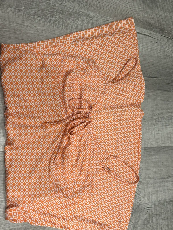Hollister Orange And White Dress - Image 2