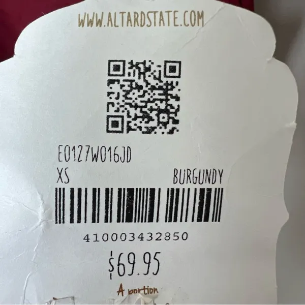 Altar’d State NWT Burgundy Spaghetti Strap Mini Dress Size XS - Image 5