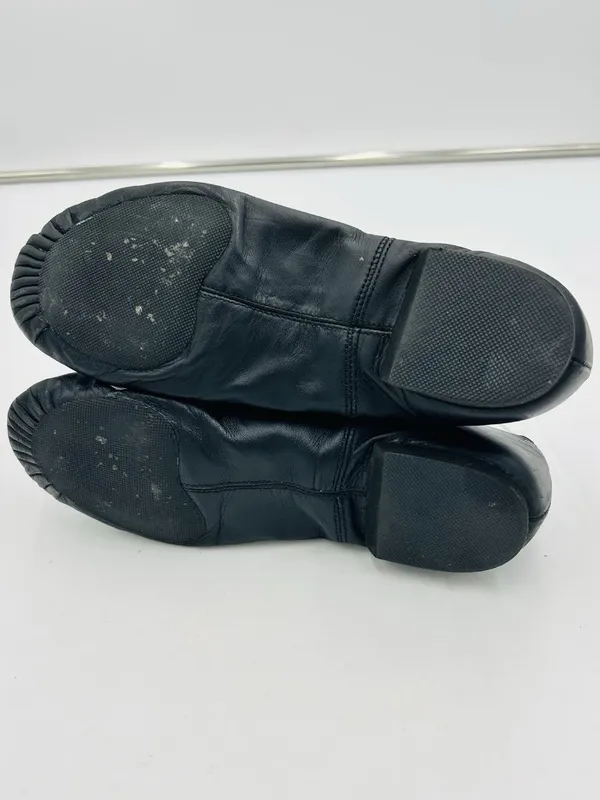 Capezio 7W Adult Black Leather Lace Up Dance Jazz Shoes Style: EJ1 - Image 8