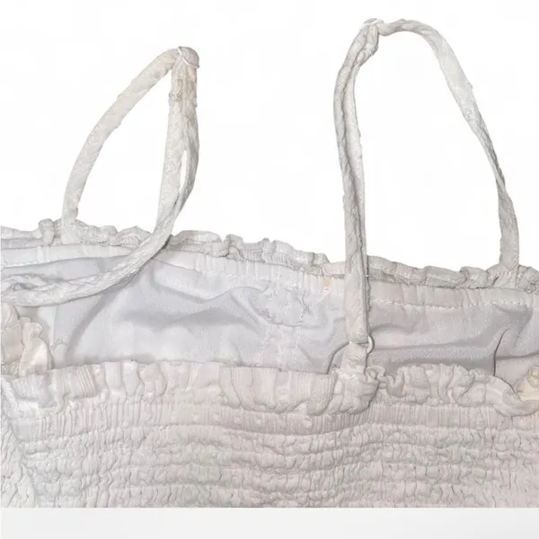 American Eagle Super Cropped Ruffle Top - Image 4