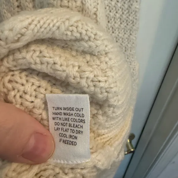 Altar'd State Cream Cable Knit Sweater - Image 8