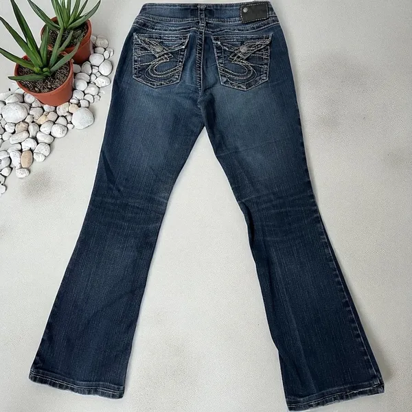 Silver Jeans Co. Suki Surplus Bootcut Jeans Dark Wash Women's‎ Size 28 - Image 2