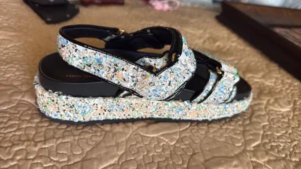 Tory Burch Kira Sport Sandal in Tweed/Bouclé - Image 5