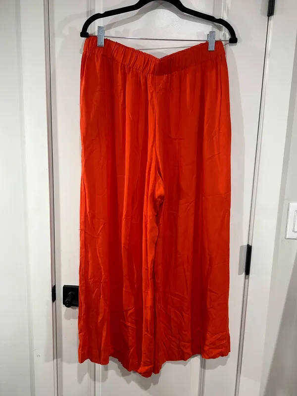 Double Zero Red/orange palazzo Pants size Large - Image 2