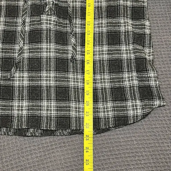 Madewell‎ Women’s Owens Plaid Terrace Lace-Up Shirt Size Medium - Image 11