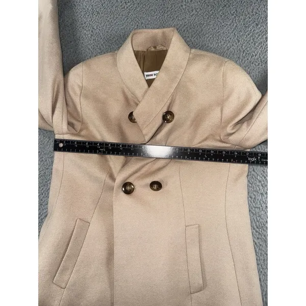 Trixi Schober Jacket Women 4 Double Breasted New‎ Wool Angora Old Money Chic - Image 5