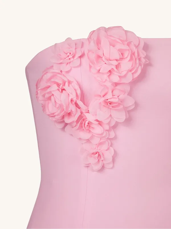 JW PEI Petal Perfection Cocktail Dress - Pink - Image 9