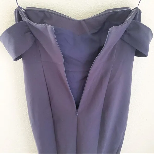 Likely Bartolli Off-Shoulder Mermaid Gown Navy Size‎ 2 NWT - Image 9