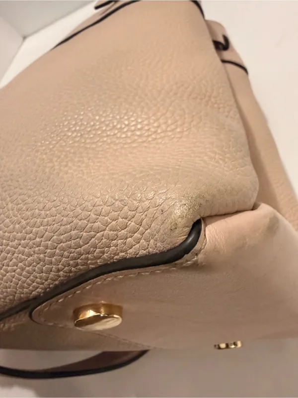 Michael Kors Blush Pink Leather 2-Way Satchel Crossbody Bag AV-1807 - Image 8
