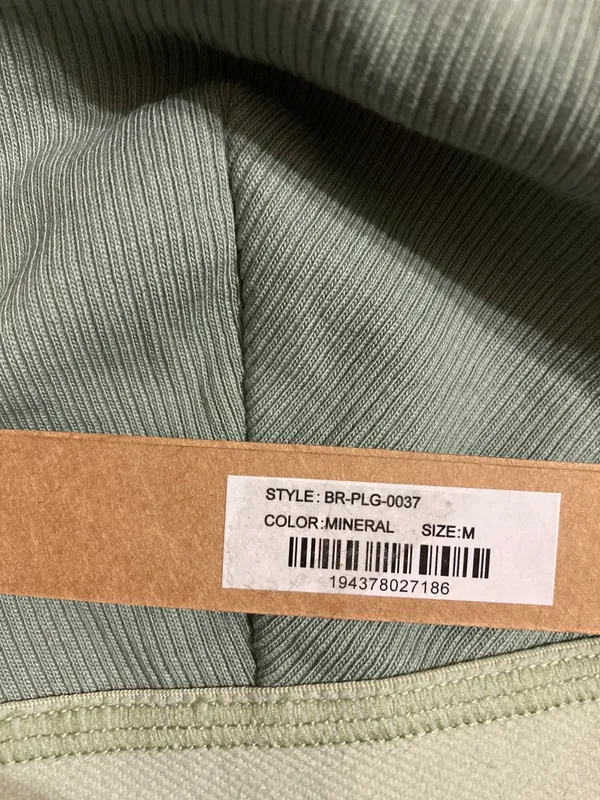 SKIMS Cotton Rib Plunge Bralette M - Image 6