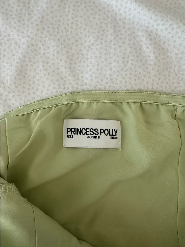 Light Green Princess Polly mini Dress - Image 3