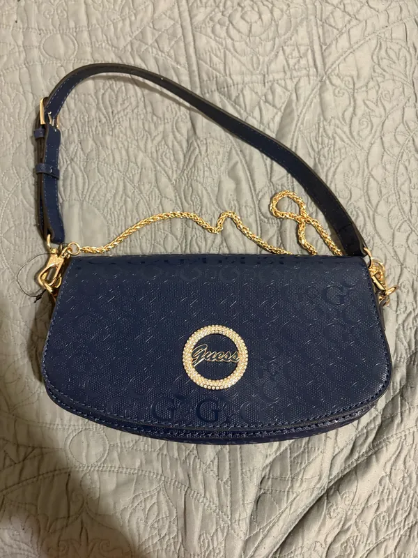 Guess Navy Purse - Image 4