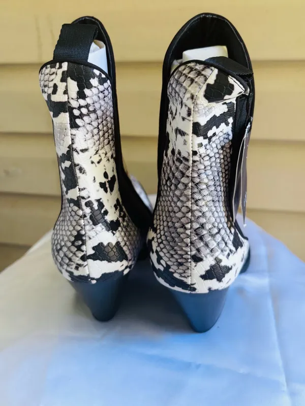 Zara trafaluc snake print western cowboy boots - Image 12