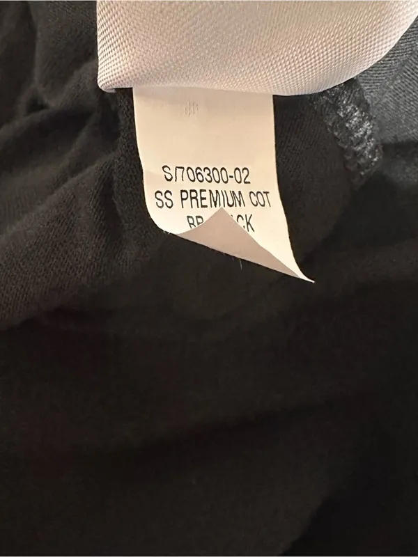 Banana Republic Factory Black Premium Cotton Short Sleeve T Shirt Size M - Image 9
