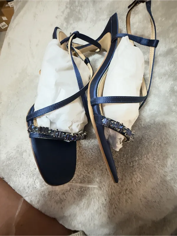 Badgley Mischka Jewel Loren Ankle Strap Heels size 7.5- brand new! - Image 11