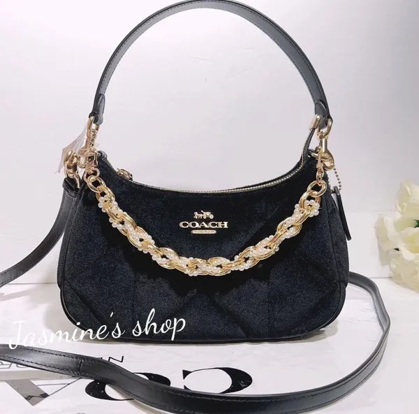 New Shoulder Bag Gold Pearl Chain Extender - Image 4