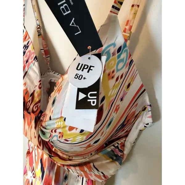 LA BLANCA 'Desert Dream' Twist Keyhole 1-Piece Swimsuit Size 14 Multi $130 NWT - Image 9