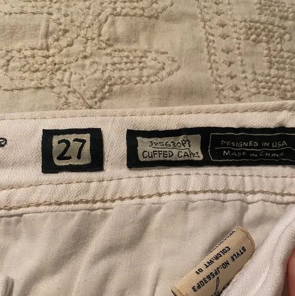 Miss Me White Capri Cropped Jeans - Image 3