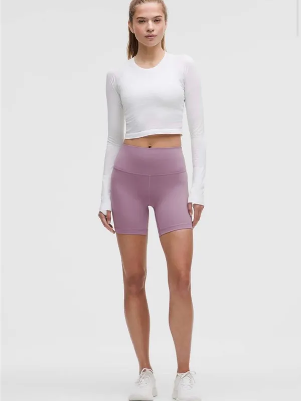 Lululemon Wunder Train High-Rise Short 6" Lavender Lux (First Release) - Image 4