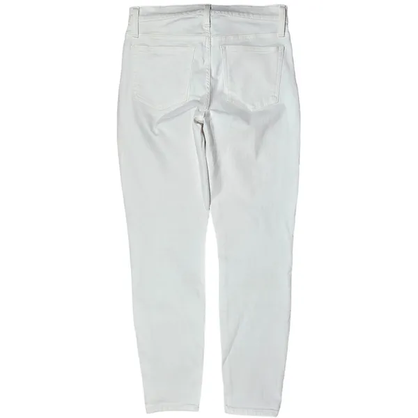 J.Crew 9" Toothpick Skinny Jeans White Size 29 B3584 SP22‎ Ankle Denim - Image 2