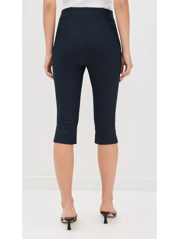 Theory Capri Pants in Nocturne Navy Blue Size 6 NWT Quiet Luxury Preppy - Image 2